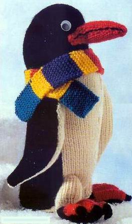 Пингвин в шарфике. 
